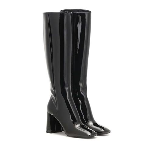 prada lackstiefel